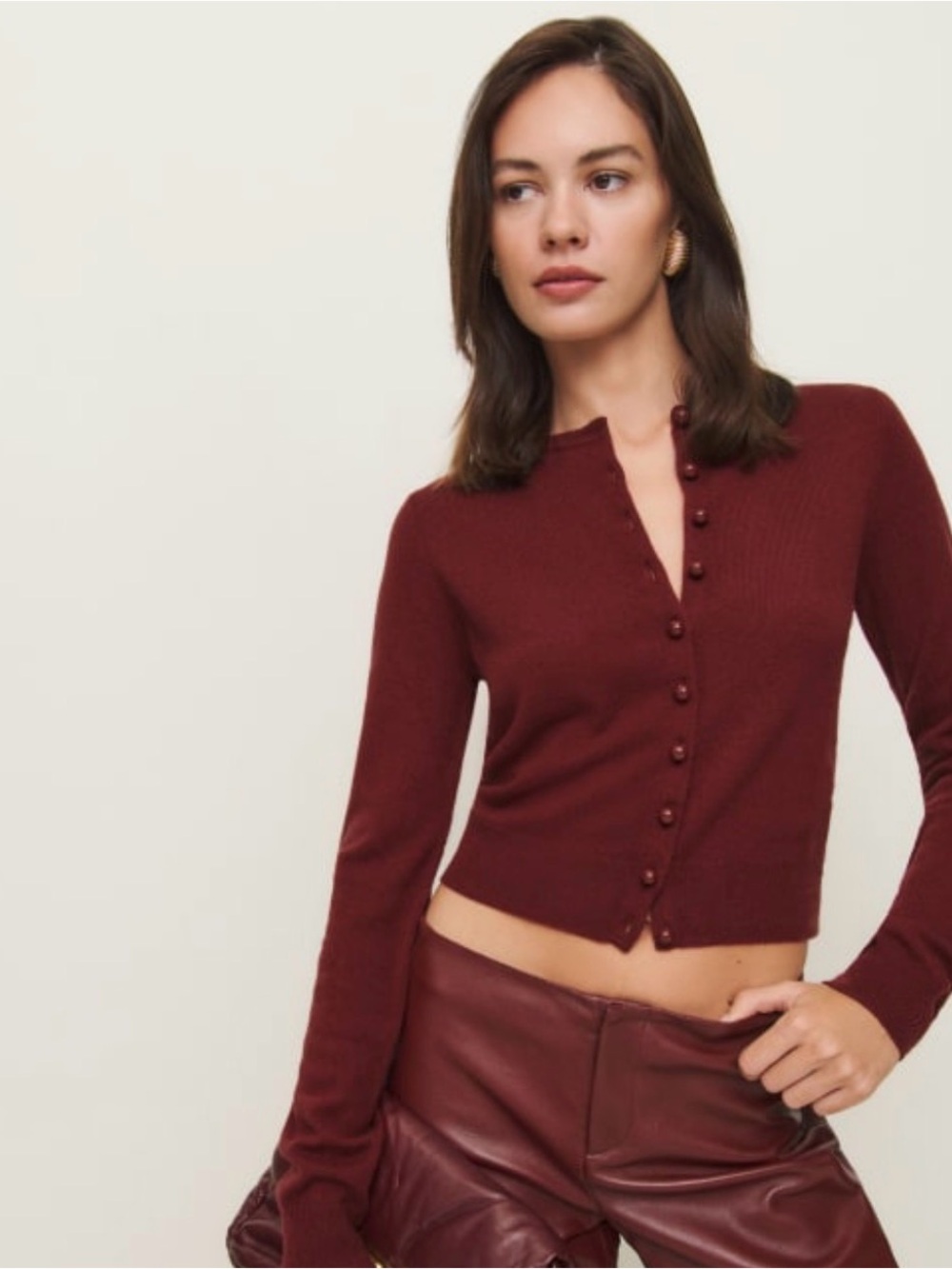 REFORMATION Caspia Cardigan